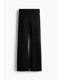 H&M - Women Black Flared Yoga Leggings With Softmove