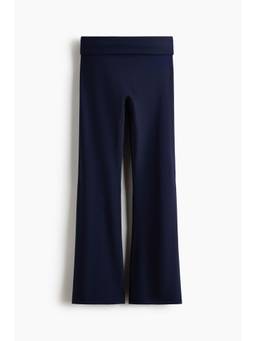 H&M - Women Blue Flared Yoga Leggings With Softmove