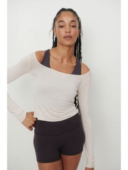 H&M - Women White Sports Top In Modal