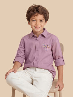 U.S. POLO ASSN. - Pink Solid Cotton Regular Shirt