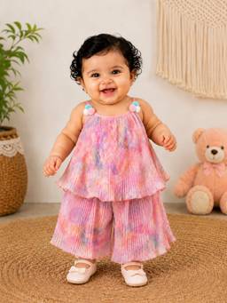 PSPeaches - Multi-Color Printed Georgette Regular Co-Ord Set