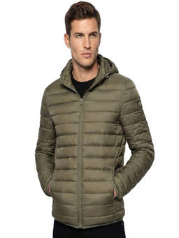 Cavalli Class - Olive Logo Quilted Jacket