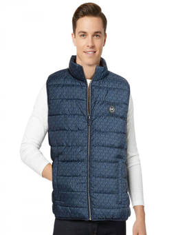 Michael Kors - Blue Logo Reversible Vest