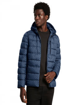 Michael Kors - Midnight Blue Logo Reversible Jacket
