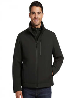 Michael Kors - Black High Neck 2-In-1 Jacket