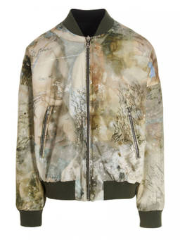 BALMAIN - Multi-Color Reversible Bomber Jacket