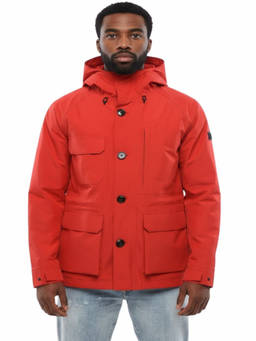 Woolrich - Red Solid Hood Jacket