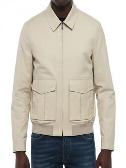 Corneliani - Beige Solid Shirt Jacket