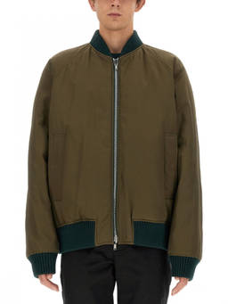 Burberry - Green Reversible Bomber Jacket