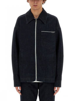 Dolce&Gabbana - Dark Navy Shirt Collar Jacket