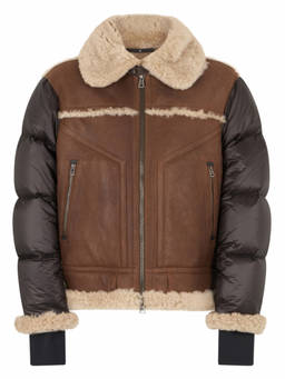 Moncler - Brown Shirt Collar Jacket