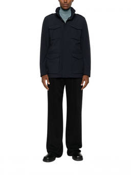 Herno - Navy Blue Regular Jacket