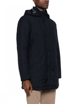 Herno - Navy Blue Hood Jacket