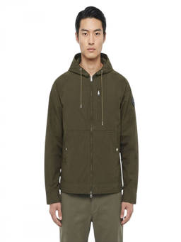 Woolrich - Green Solid Hood Jacket