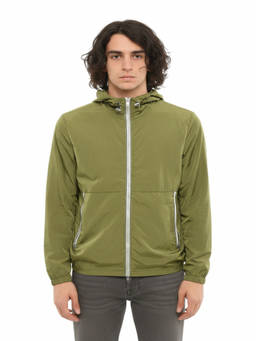 Woolrich - Green Regular Hood Jacket
