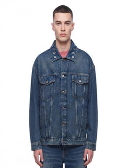 OFF-WHITE - Indigo Blue Denim Jacket