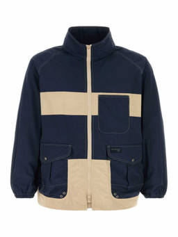 Fay - Navy Blue Two-Tone Nylon Jacket