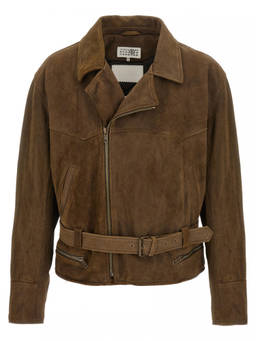 MM6 Maison Margiela - Brown Notched Lapel Jacket