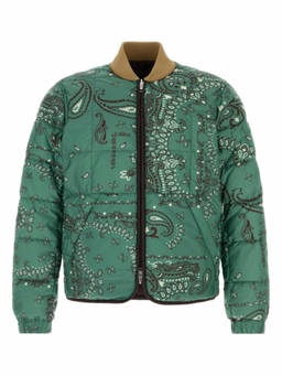 Moncler - Green Paisley Bomber Jacket