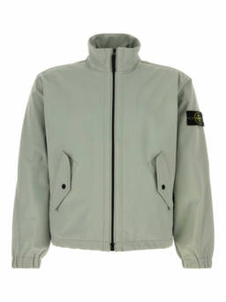 Stone Island - Green Mock Collar Jacket