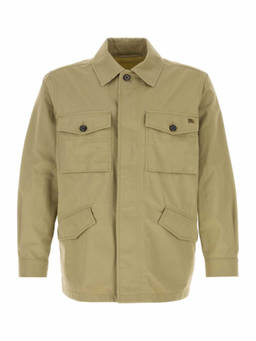 Burberry - Green Shirt Collar Jacket