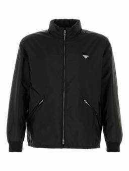 PRADA - Black Mock Collar Jacket