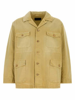 PRADA - Yellow Shirt Collar Jacket