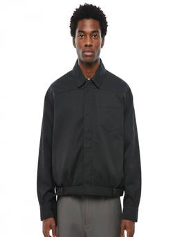 1989 STUDIO - Dark Blue Shirt Collar Jacket