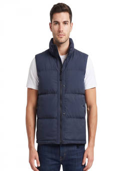 Stone Island - Navy Blue Sleeveless Jacket