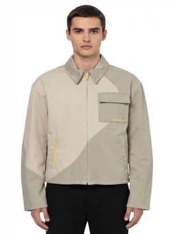 OFF-WHITE - Beige Shirt Collar Jacket