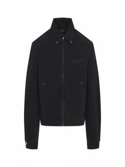 JACQUEMUS - Black Logo Denim Jacket