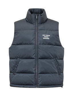 Drole De Monsieur - Navy Blue Sleeveless Jacket