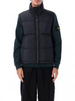 Stone Island - Black Mock Collar Jacket