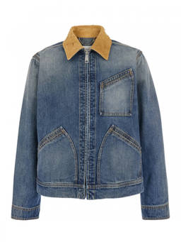 Alexander McQueen - Blue Classic Collar Jacket
