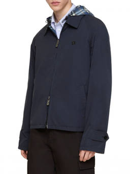 Burberry - Navy Blue Hood Jacket