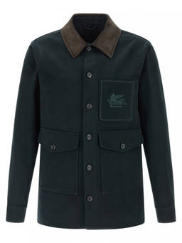 Etro - Green Embroidered Jacket