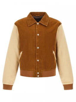 Wales Bonner - Brown Color Block Jacket