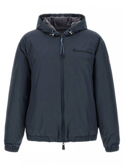 Moncler - Blue Solid Hood Jacket