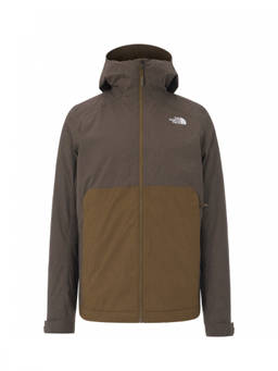 The North Face - Brown Color Block Hood Jacket