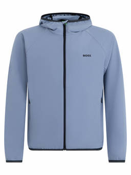 Boss - Light Blue Slim Hood Jacket