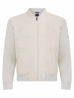 Boss - Off White Band Collar Jacket