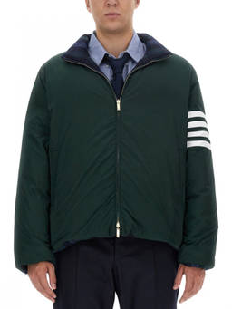 Thom Browne - Green Reversible Zip-Up Jacket