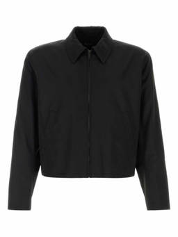 Gucci - Black Shirt Collar Zip Up Jacket