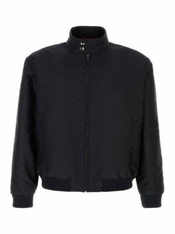 Gucci - Dark Blue Mock Collar Jacket