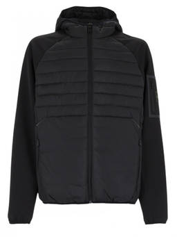 Boss - Black Quilted Hood Jacket