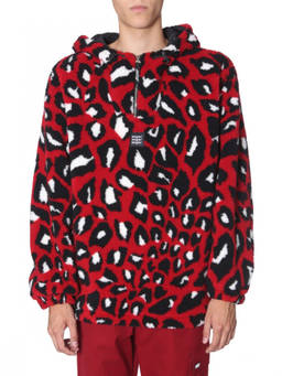 MSGM - Red Shearling Jacket