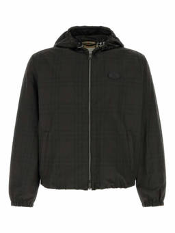 Burberry - Brown Check Hood Jacket