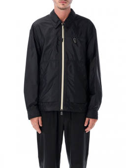 Moncler - Black Solid Shirt Collar Jacket