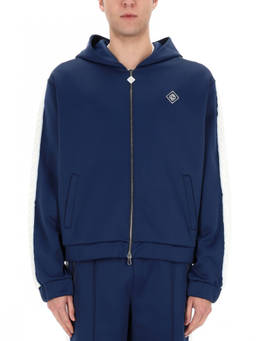 Casablanca - Navy Blue Hood Jacket