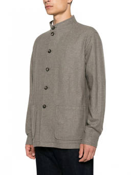 Tagliatore - Taupe Regular Shirt Jacket